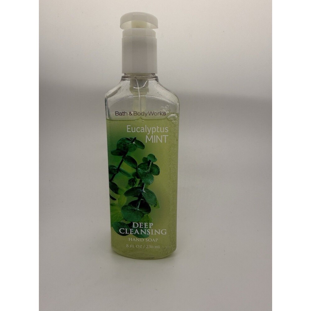 Retired/Vintage Bath Body Works EUCALYPTUS MINT Deep Cleansing Hand Soap 8 fl oz